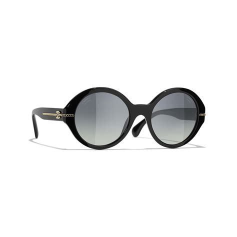 CHANEL Sunglasses: Round Sunglasses, acetate — Fashion